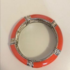 Orange ceramic bangle